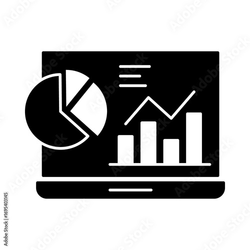 Analysis Icon for data insights, business performance metrics, and market evaluation to drive strategic decision-making and business growth.