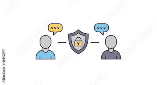 Essential Flat Vector Icon: User Connection, Team Collaboration, and Community Building