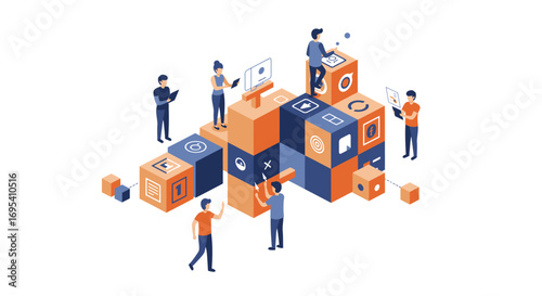 Diverse Engineering Team Leveraging Augmented Reality for Next-Gen Digital Project Collaboration