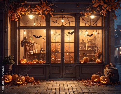halloween　　Background 　sign bord mock up