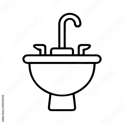 Washbasin Outline