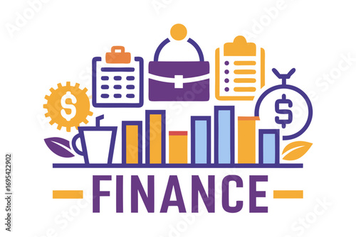 Business Training Icon – Financial Presentation, Investment Education, Corporate Seminar Vector

