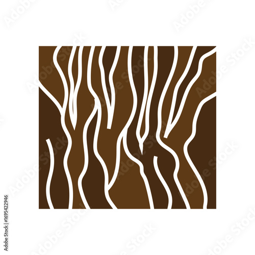 Wood logo design structure layers forest tree bark vector template