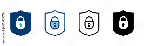 Security icon vector isolated on white background. protection icon. privacy. vpn
