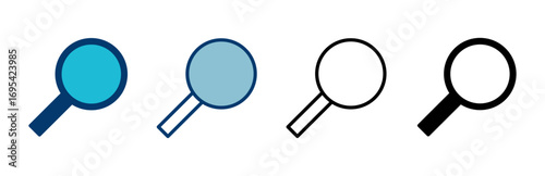 Search icon vector isolated on white background. Glass vector icon. search magnifying glass icon. Find