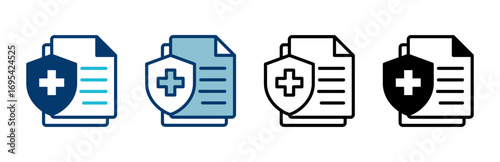 Medical insurance icon vector isolated on white background. health insurance icon