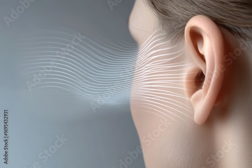 Hearing loss - auditory decline, ear impairment, sound reduction, listening issue, sensory difficulty, perception trouble, auditory weakness, communication barrier, volume decrease.