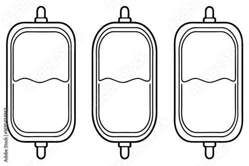 Medical infusion bags intravenous fluid
