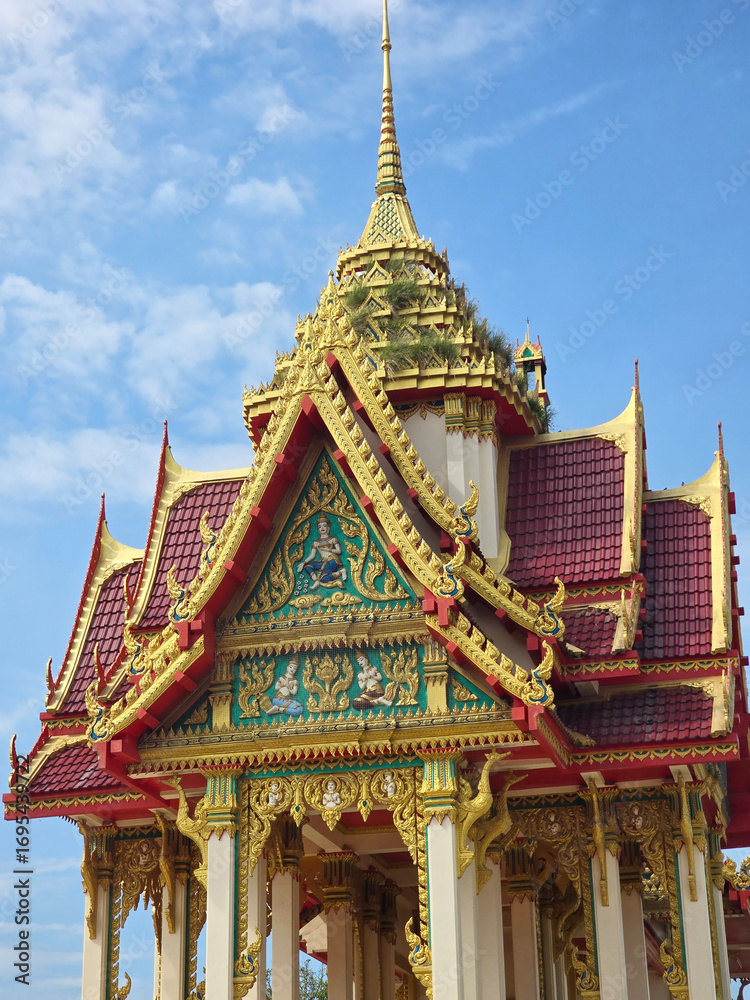 Fototapeta premium close up beautiful temple in Thailand