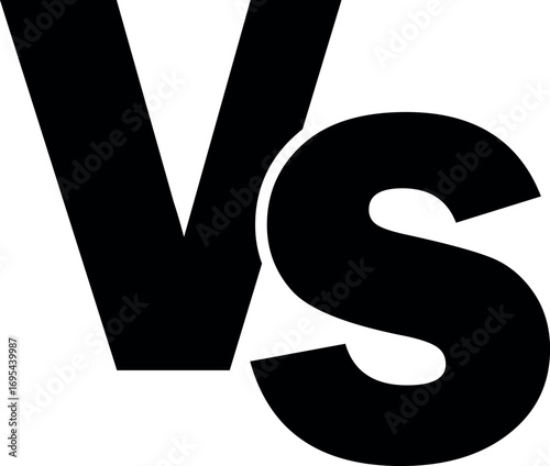 Versus icon . VS letters icon for sports . Versus logo . Vector