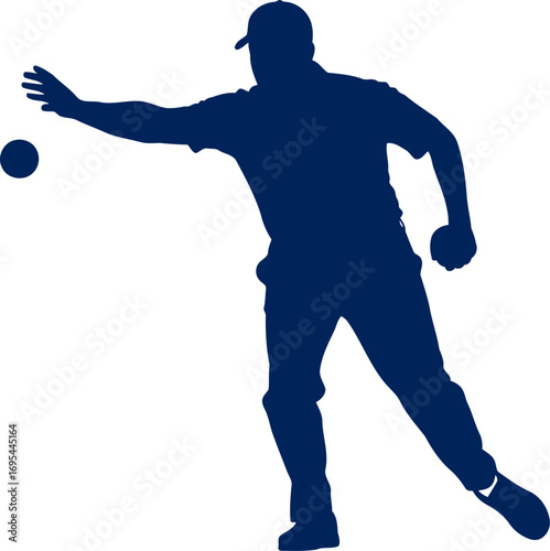 the focused bowler precision, power, and the dynamic release of a striking athlete, isolated on transparent background