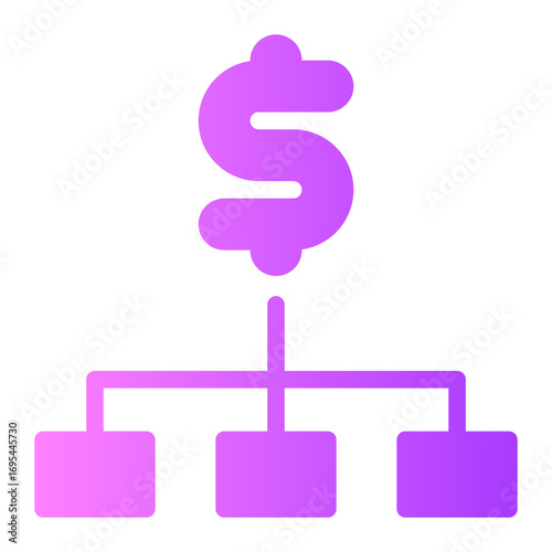 hierarchy gradient icon