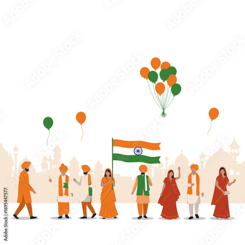 Indian Flag Parade