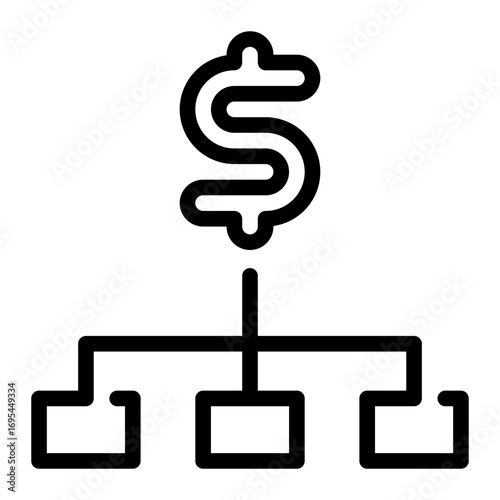 hierarchy line icon