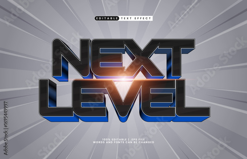 next level editable text effect