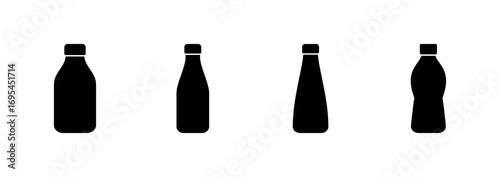Bottle icon vector. bottle sign and symbol