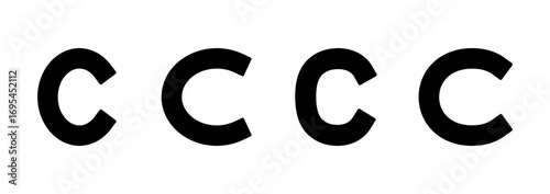 Copyright icon vector. copyright sign and symbol
