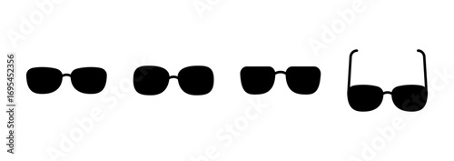 Glasses icon vector. Glasses sign and symbol