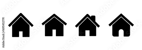 House icon vector. Home sign and symbol