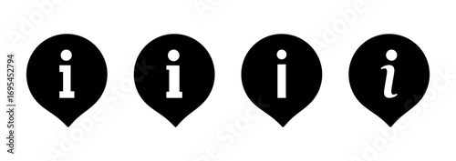 Information sign icon vector. about us sign and symbol. question mark icon