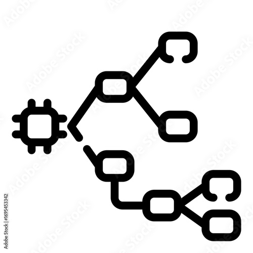 Decision Tree Icon