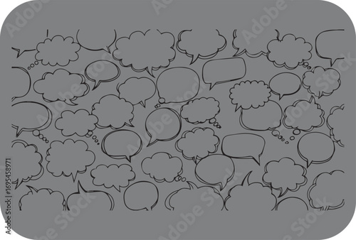 Abstract organic cellular pattern with interconnected irregular shapes on a gray background suggesting biological or microscopic structures