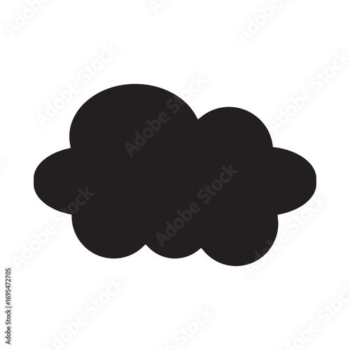 Cloud glyph icon