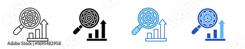 Analysis  Icon Set Multiple Style Collection
