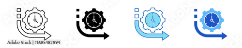 Agile  Icon Set Multiple Style Collection