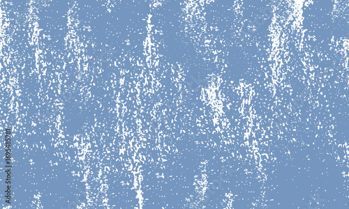 Abstract diagonal pencil lines background. Blue crayon textured banner with rough strokes and sketchy smears. Artistic handmade drawing with raw edges. Vector design element.