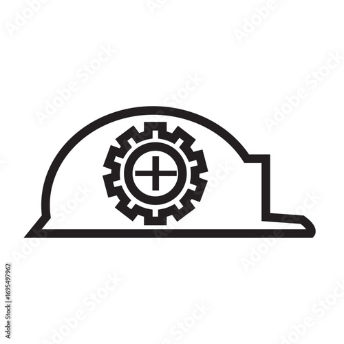 Helmet Gear Outline