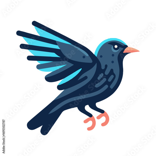 
starling illustration design