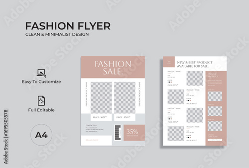 Fashion Catalog Flyer Template