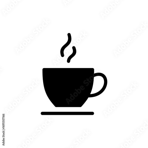 coffee cup icon vector for web and mobile app. cup a coffee sign and symbol