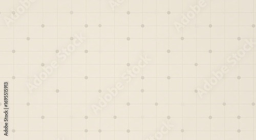 Minimalist grid pattern on a light beige background with subtle dots for a clean, technical design