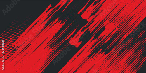 Background, contrast red and black color abstract template for business design. Technology style. You can use it for advertising, sports posters, templates, business presentations. Modern Vector