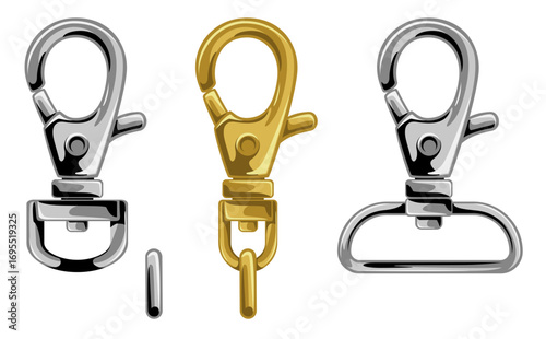 レバー付きナスカン基本３種セット