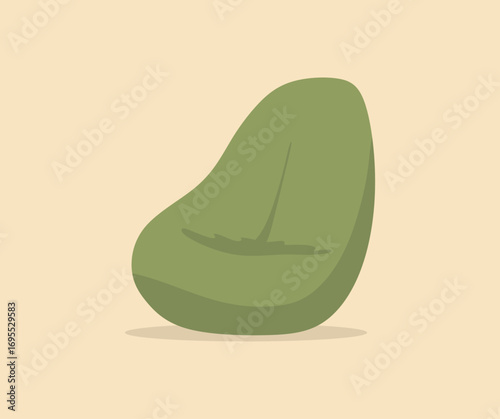 design about beanbag icon concept