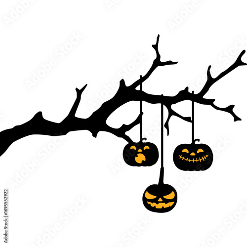 Halloween Tree Pumkin Decoration