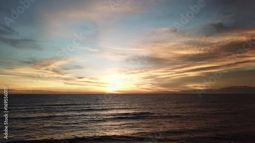 The beauty of the sunset at Kedungu Beach, Bali