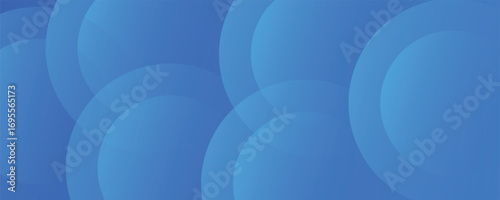 Abstract blue circle background with subtle blue gradient. modern illustration