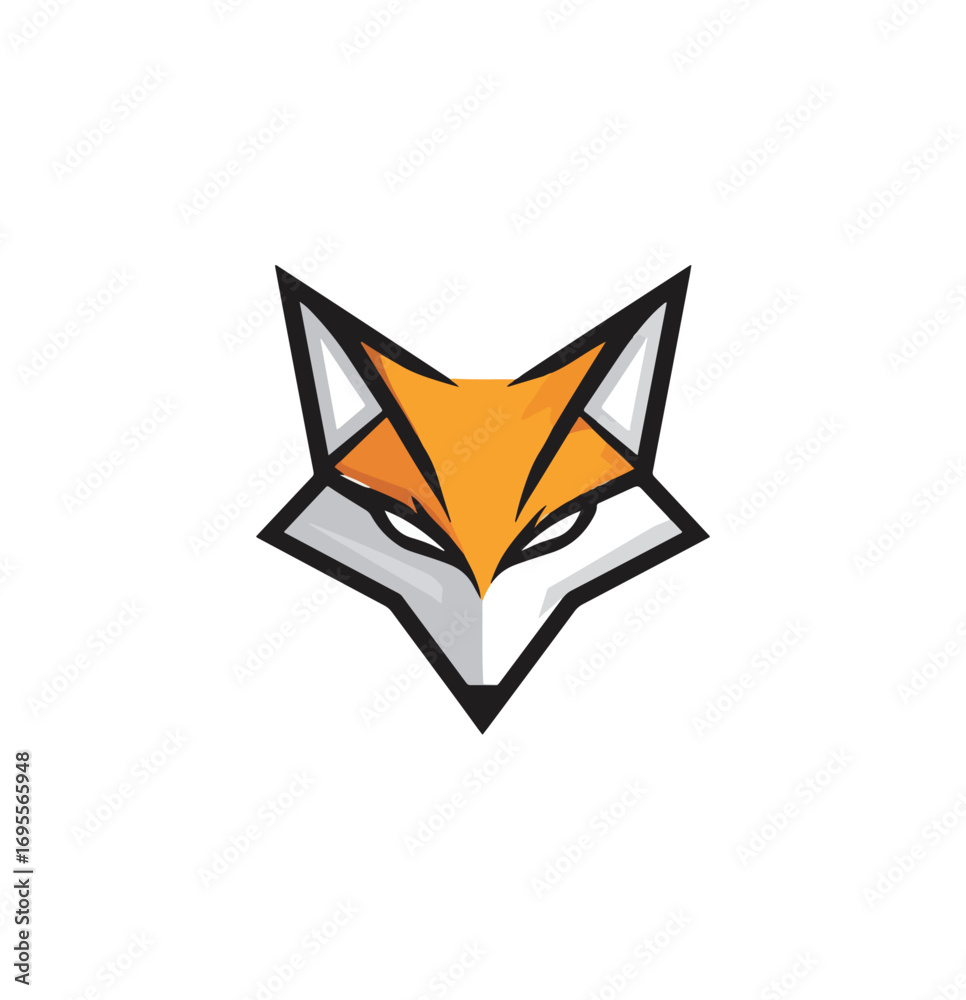 Fototapeta premium Fox head graphic design