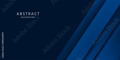 Dark blue modern business abstract background. Vector illustration design for presentation, banner, cover, web, flyer, card, poster, wallpaper, texture, slide, magazine, and powerpoint