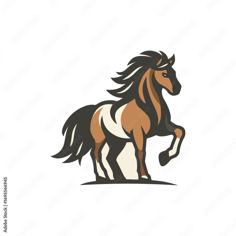 Fototapeta premium Horse illustration design