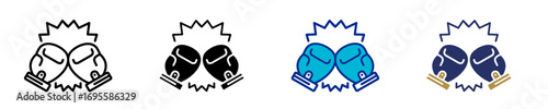 Conflict  Icon Set Multiple Style Collection