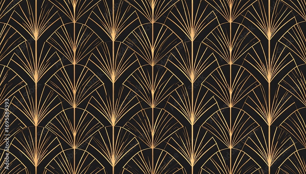 Geometric art deco pattern