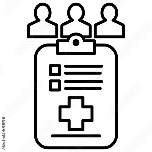 Clinical Trial Outline Icon