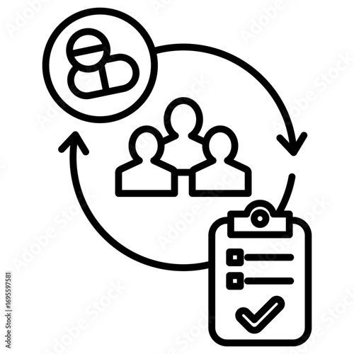 Study Population Outline Icon