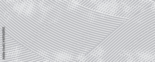 Line halftone gradation texture. Fading horizontal stripe gradient background. vector