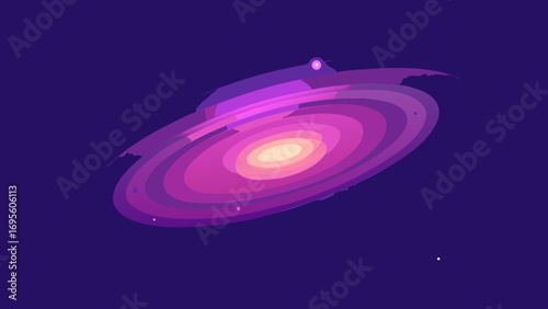 Abstract Galaxy Luminous Mesh Background
